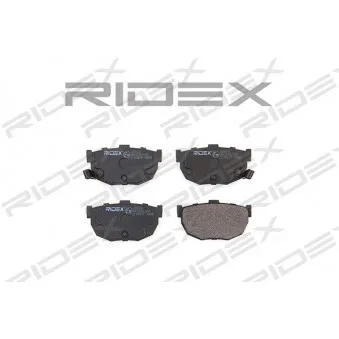 RIDEX 402B0148 - Jeu de 4 plaquettes de frein arrière