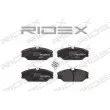 RIDEX 402B0150 - Jeu de 4 plaquettes de frein avant