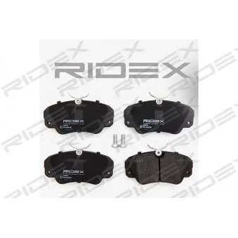 Jeu de 4 plaquettes de frein avant RIDEX OEM 1605932