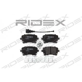 RIDEX 402B0155 - Jeu de 4 plaquettes de frein arrière