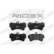 RIDEX 402B0156 - Jeu de 4 plaquettes de frein avant