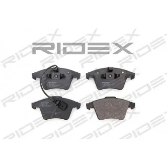RIDEX 402B0157 - Jeu de 4 plaquettes de frein avant