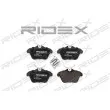 RIDEX 402B0165 - Jeu de 4 plaquettes de frein arrière