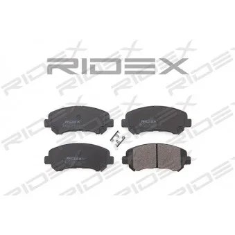 RIDEX 402B0173 - Jeu de 4 plaquettes de frein avant