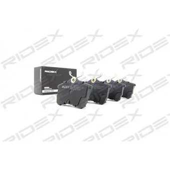 Jeu de 4 plaquettes de frein arrière RIDEX OEM 43022S1AE04