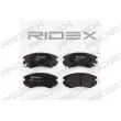 RIDEX 402B0177 - Jeu de 4 plaquettes de frein avant