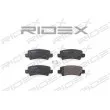 RIDEX 402B0183 - Jeu de 4 plaquettes de frein arrière