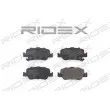 RIDEX 402B0184 - Jeu de 4 plaquettes de frein arrière