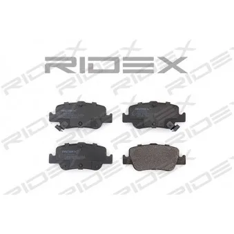 RIDEX 402B0184 - Jeu de 4 plaquettes de frein arrière