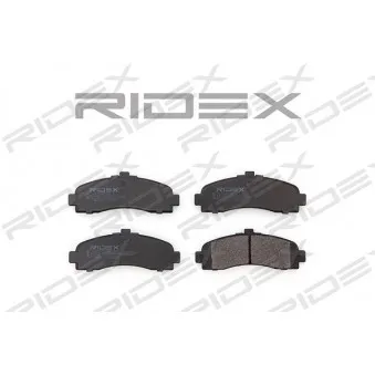 Jeu de 4 plaquettes de frein avant RIDEX OEM 410606F626