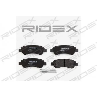 Jeu de 4 plaquettes de frein arrière RIDEX OEM E172302