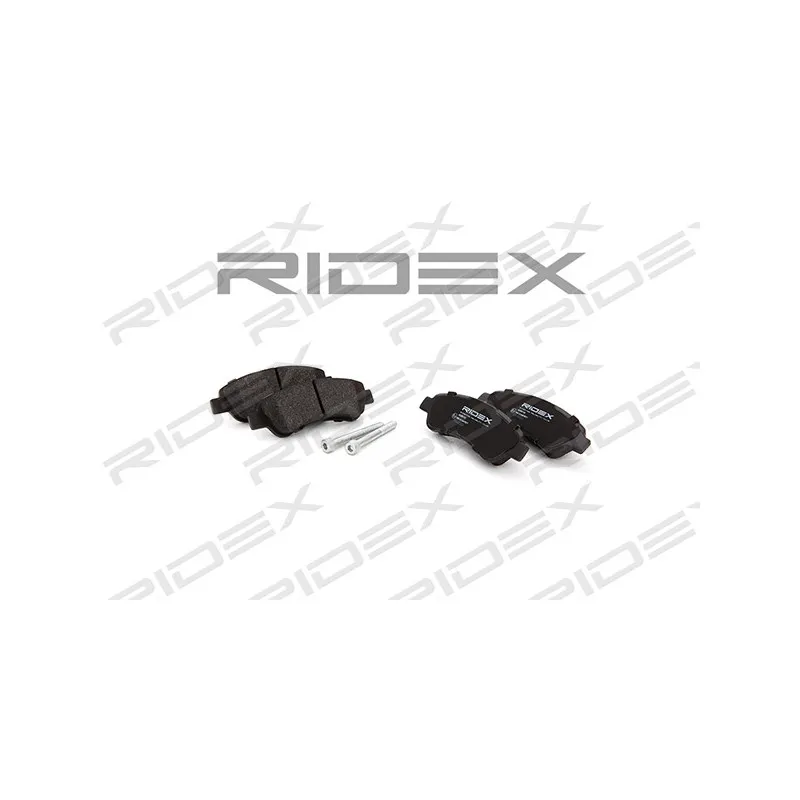 Jeu de 4 plaquettes de frein arrière RIDEX 402B0192 - Visuel 1