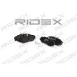 RIDEX 402B0195 - Jeu de 4 plaquettes de frein arrière