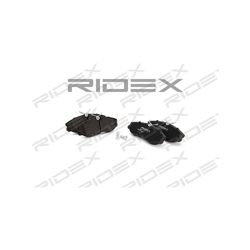 Jeu de 4 plaquettes de frein arrière RIDEX 402B0195 - Visuel 1