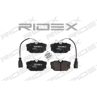 Jeu de 4 plaquettes de frein arrière RIDEX OEM 3C0698451D