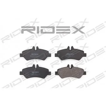 RIDEX 402B0204 - Jeu de 4 plaquettes de frein arrière