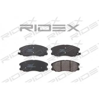 Jeu de 4 plaquettes de frein avant RIDEX OEM 20789468