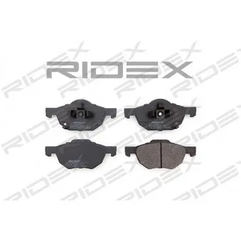RIDEX 402B0210 - Jeu de 4 plaquettes de frein avant