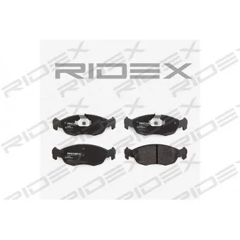 RIDEX 402B0214 - Jeu de 4 plaquettes de frein avant