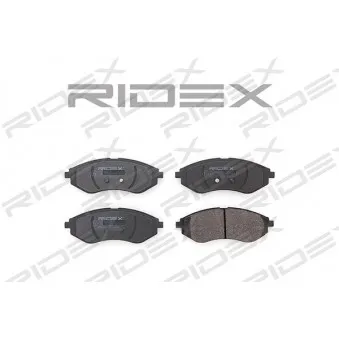 RIDEX 402B0229 - Jeu de 4 plaquettes de frein avant
