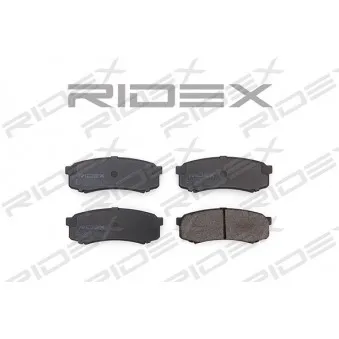 Jeu de 4 plaquettes de frein arrière RIDEX OEM 0449260020
