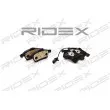RIDEX 402B0235 - Jeu de 4 plaquettes de frein avant