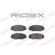 RIDEX 402B0241 - Jeu de 4 plaquettes de frein avant