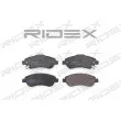RIDEX 402B0242 - Jeu de 4 plaquettes de frein avant