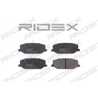 RIDEX 402B0248 - Jeu de 4 plaquettes de frein avant
