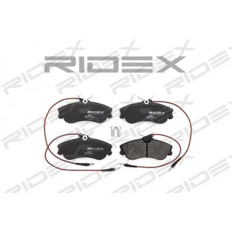 RIDEX 402B0265 - Jeu de 4 plaquettes de frein avant