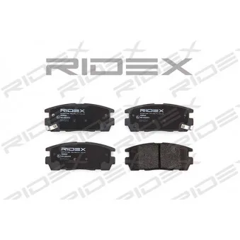 Jeu de 4 plaquettes de frein arrière RIDEX OEM 1605123