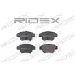 RIDEX 402B0272 - Jeu de 4 plaquettes de frein arrière