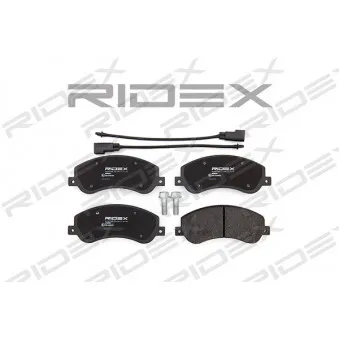 RIDEX 402B0283 - Jeu de 4 plaquettes de frein avant