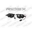 RIDEX 402B0308 - Jeu de 4 plaquettes de frein avant