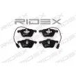 RIDEX 402B0308 - Jeu de 4 plaquettes de frein avant