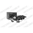 RIDEX 402B0308 - Jeu de 4 plaquettes de frein avant