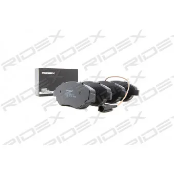 RIDEX 402B0310 - Jeu de 4 plaquettes de frein avant