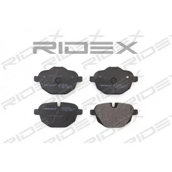 RIDEX 402B0318 - Jeu de 4 plaquettes de frein arrière