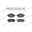 RIDEX 402B0327 - Jeu de 4 plaquettes de frein arrière