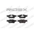 RIDEX 402B0334 - Jeu de 4 plaquettes de frein avant