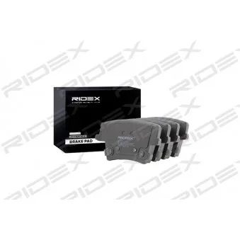 RIDEX 402B0339 - Jeu de 4 plaquettes de frein arrière