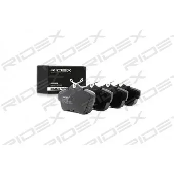 RIDEX 402B0342 - Jeu de 4 plaquettes de frein arrière