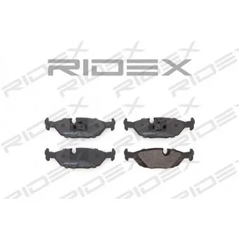 RIDEX 402B0348 - Jeu de 4 plaquettes de frein arrière