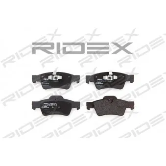 RIDEX 402B0354 - Jeu de 4 plaquettes de frein arrière