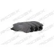 RIDEX 402B0358 - Jeu de 4 plaquettes de frein avant