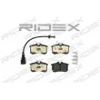 RIDEX 402B0364 - Jeu de 4 plaquettes de frein arrière