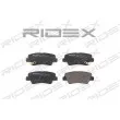 RIDEX 402B0367 - Jeu de 4 plaquettes de frein arrière