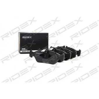 RIDEX 402B0380 - Jeu de 4 plaquettes de frein arrière