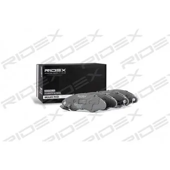 Jeu de 4 plaquettes de frein avant RIDEX OEM 5520080E10