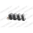 RIDEX 402B0392 - Jeu de 4 plaquettes de frein avant